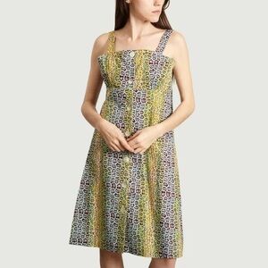 Maison Château Rouge Cotton Crocodile Print Dress Size S